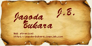 Jagoda Bukara vizit kartica